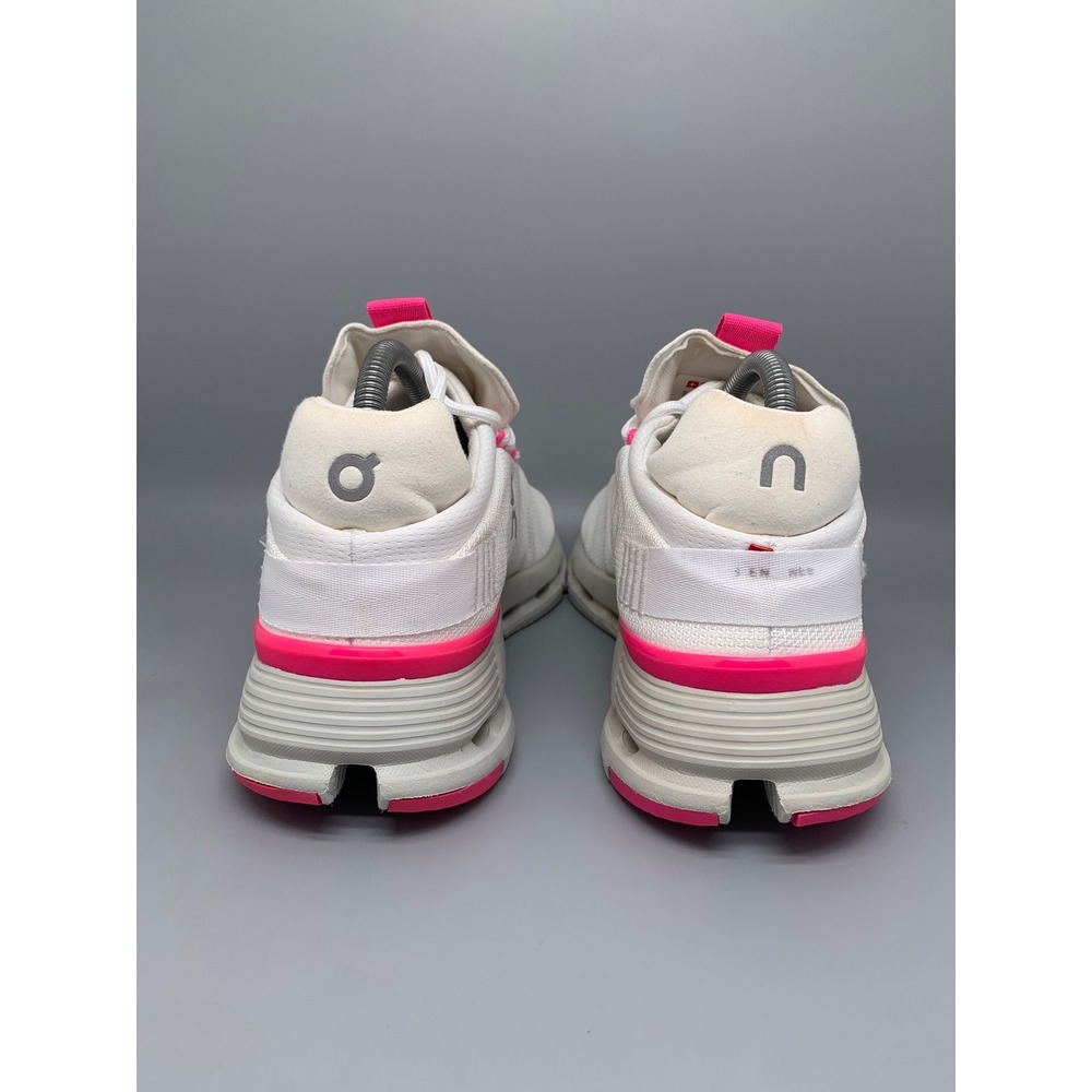On Cloudnova White Pink Running Shoes 26.98495 Men's Sz 8 - Picture 3 of 10